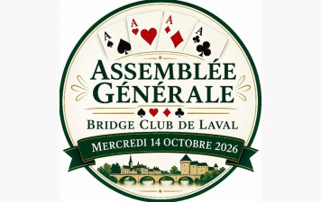 Assemblée générale du club - Mercredi 14 octobre 2026 18h00