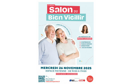 Mercredi 26 novembre 2025 - Salon du bien Vieillir à LAVAL