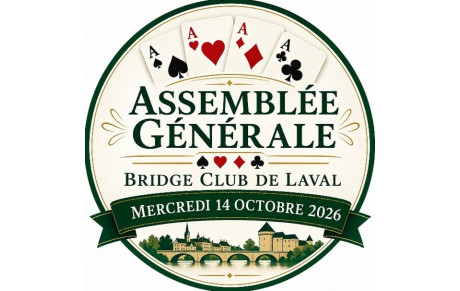 Assemblée générale du club - Mercredi 14 octobre 2026 18h00